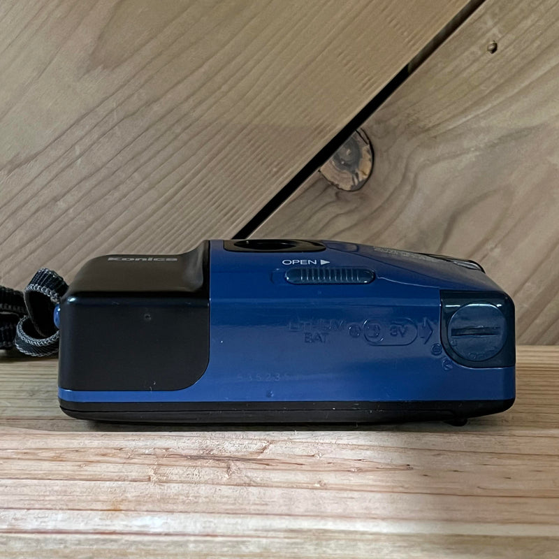 Konica POP-Super 35mm Compact Point and Shoot Film Camera (Blue) (2350)