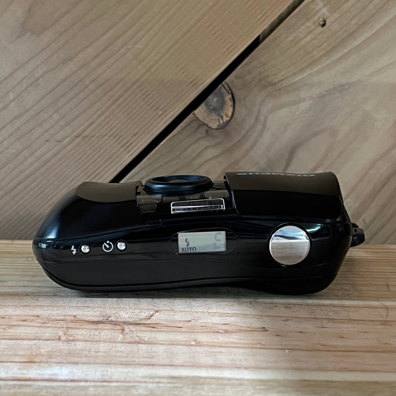 Olympus Mju I Black AF 35mm Point & Shoot Camera w/ Original Leather Case (6045318)