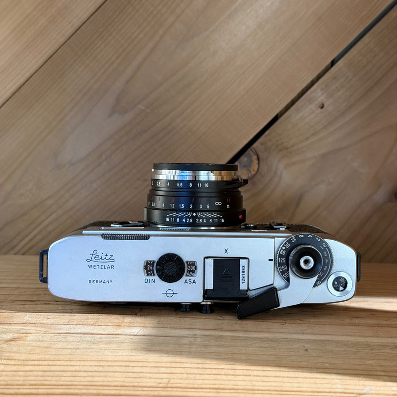 Leica M5 35mm Rangefinder Film Camera w/ Voigtländer 35mm f/1.4 & 40mm f/1.4 Lenses (1291993)