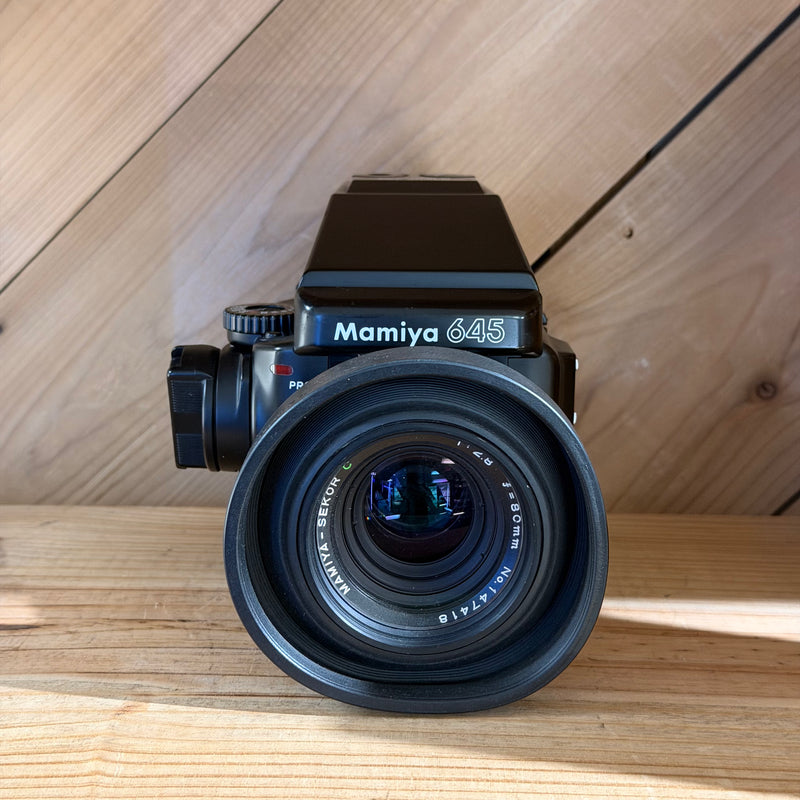 Mamiya 645 Pro Medium Format Film Camera w/ Mamiya-Sekor C 80mm f/2.8 Lens (PB1088)