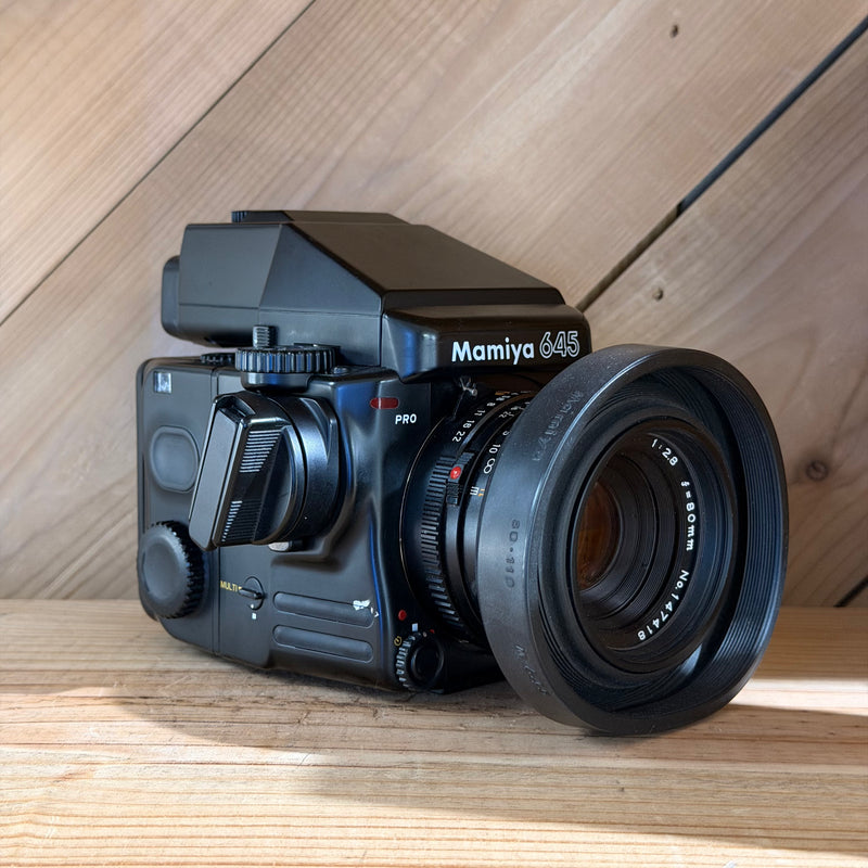 Mamiya 645 Pro Medium Format Film Camera w/ Mamiya-Sekor C 80mm f/2.8 Lens (PB1088)