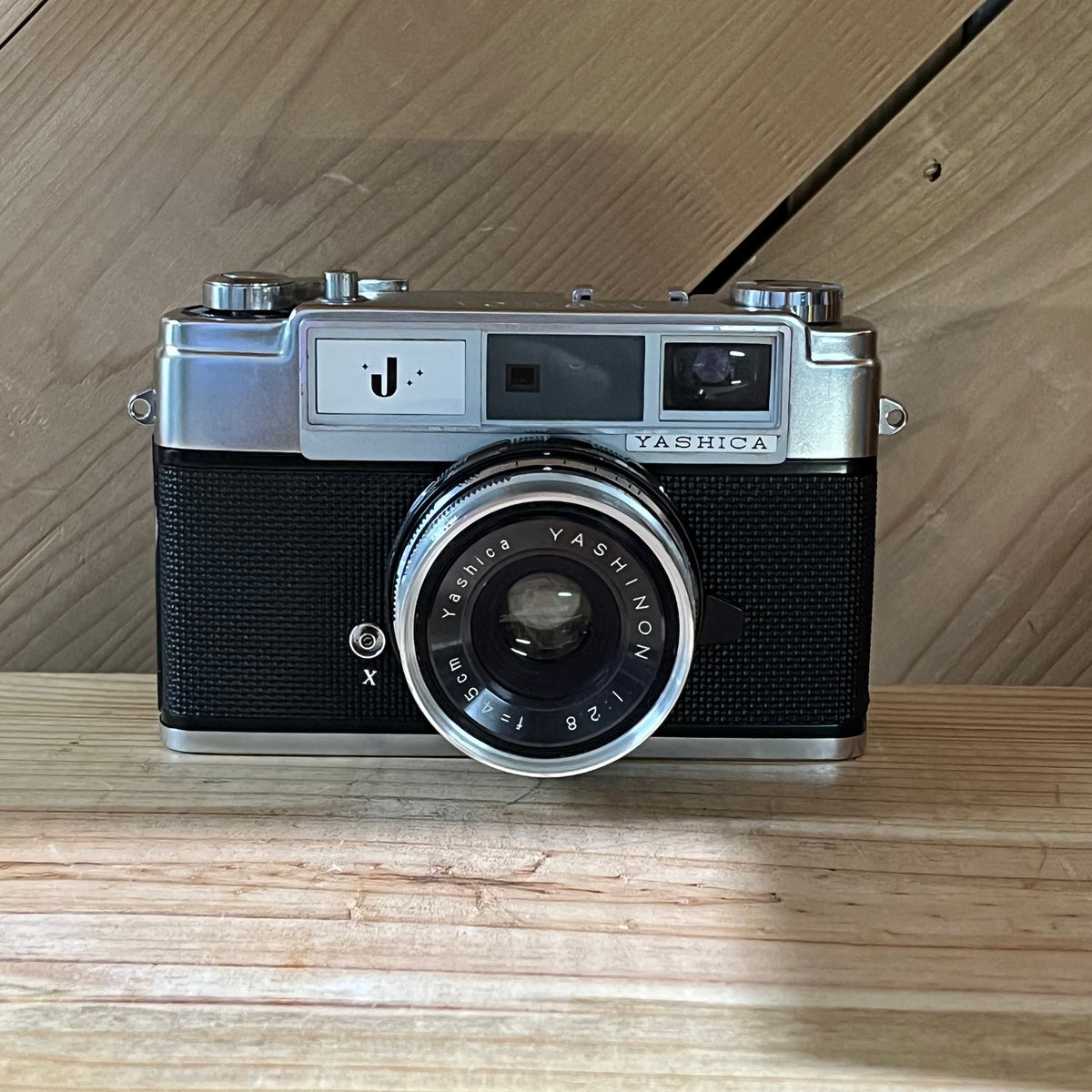 Yashica J 35mm Film Rangefinder Camera – Yashinon 2.8/4.5cm
