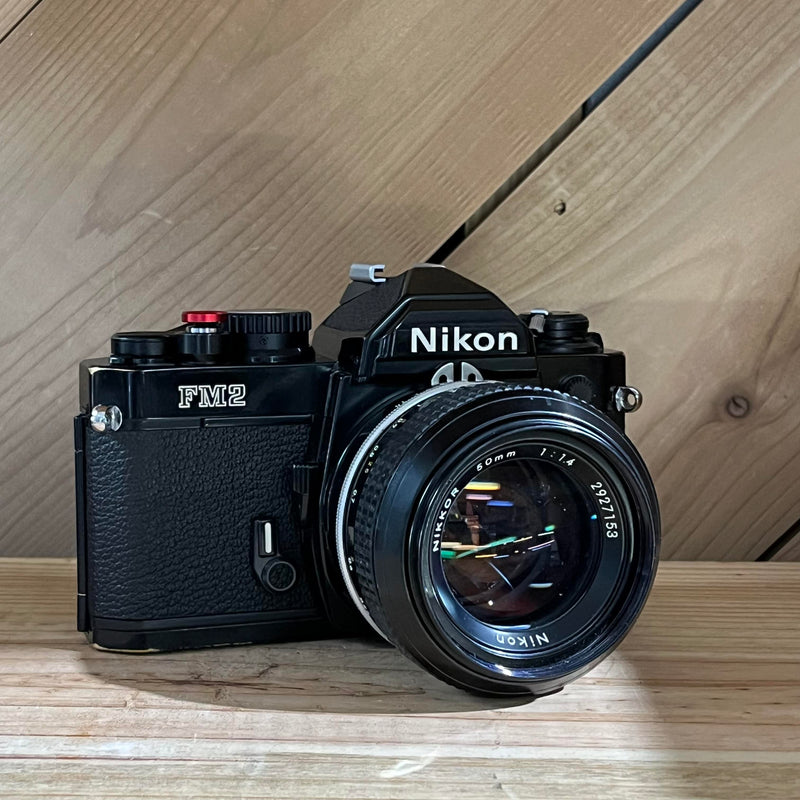 Nikon FM2 35mm SLR Camera with 50mm f/1.4 Nikkor Lens & 35mm f/2.8 Lens (Black Body) (N7536699)