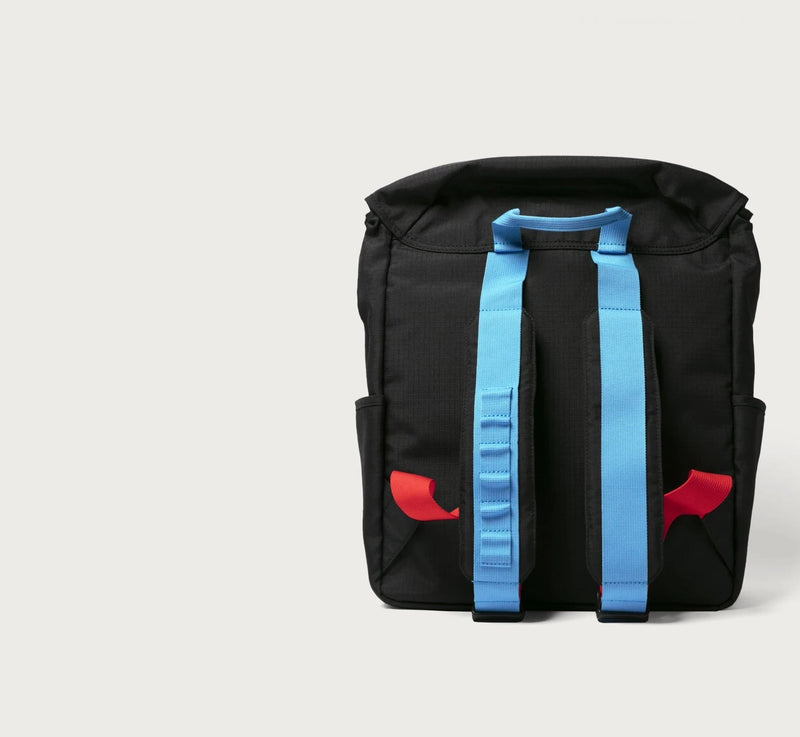 Polaroid Ripstop Backpack Camera Essentials Bag - Book Bag / Carry On - Black Multicolor