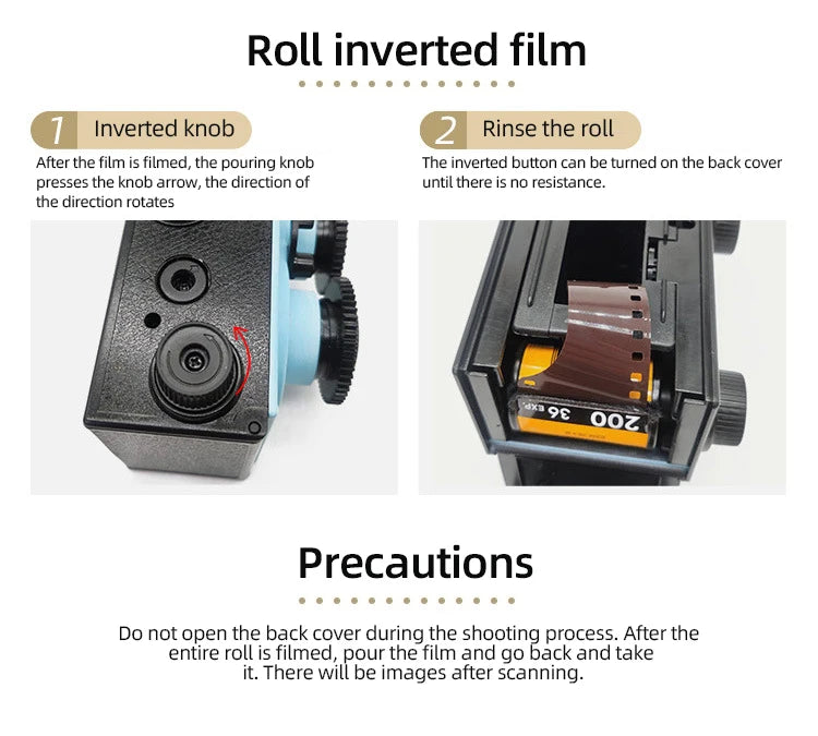 Dual-ReflexLike Toy Camera uses 135MM Film