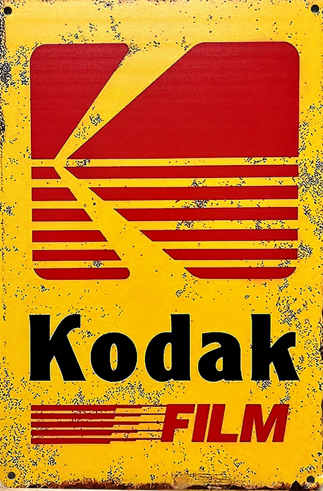 Kodak Metal Tin Sign Reproduction 8X12Inch