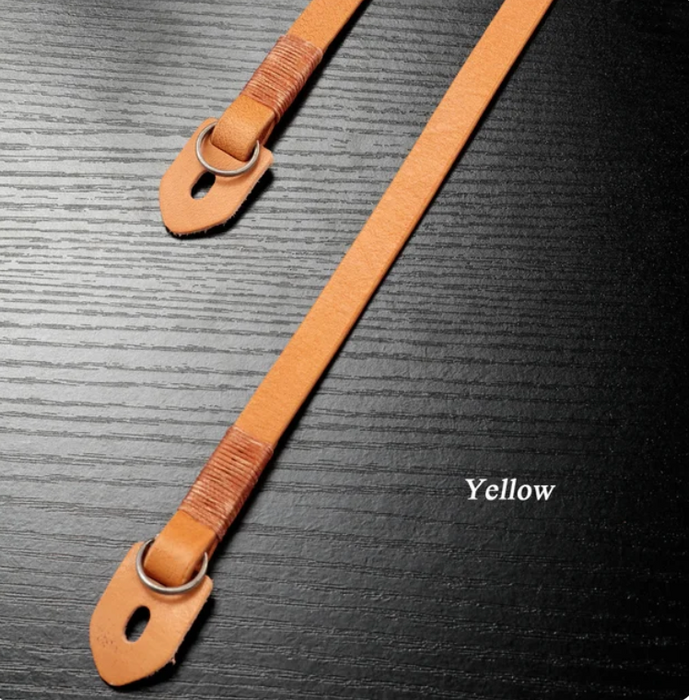 Artisanal Leather shoulder strap 115cm Retro Hole Type Universal Genuine Leather Camera Strap