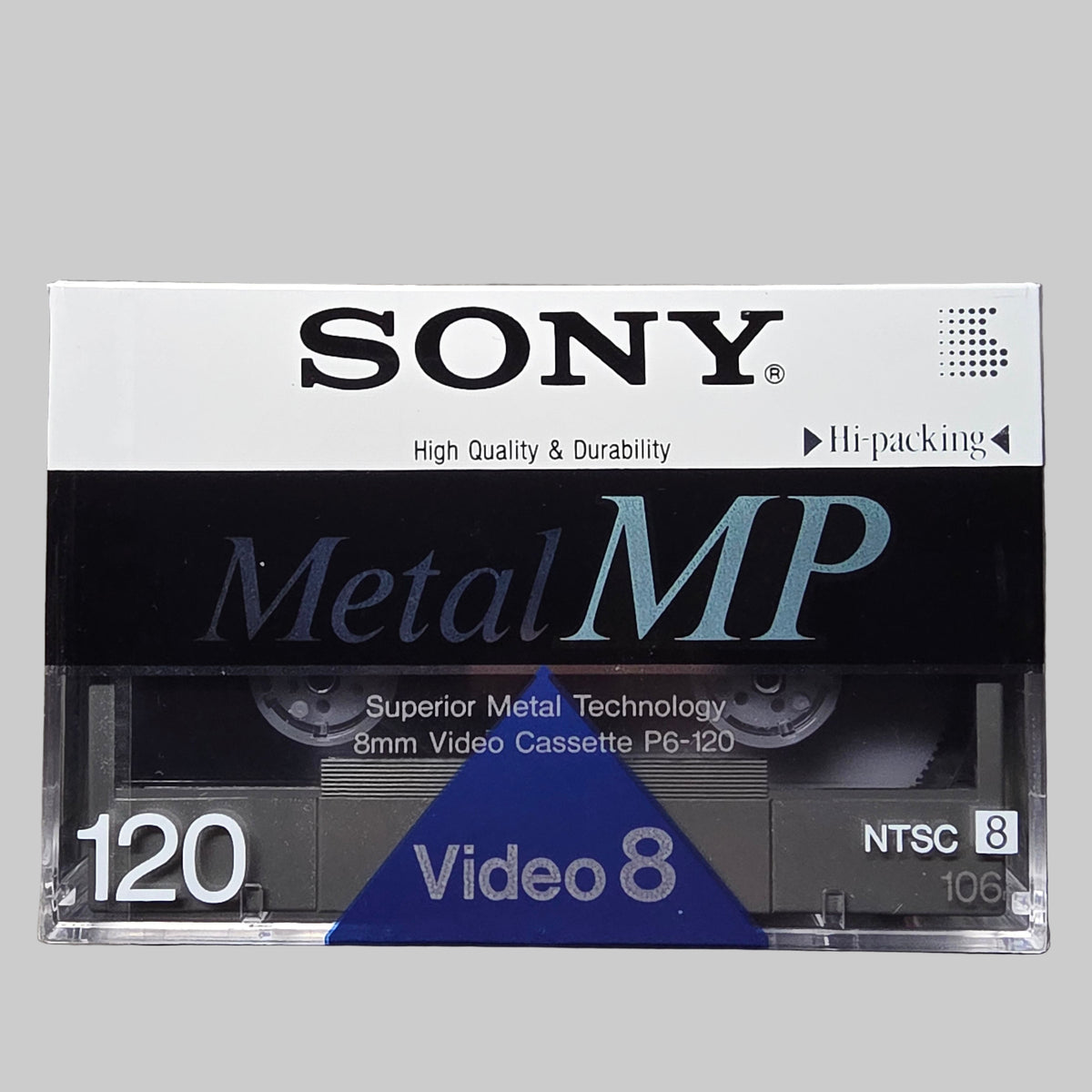 Sony Video8 Metal MP 120 Video Cassette – P6-120 NTSC (8mm