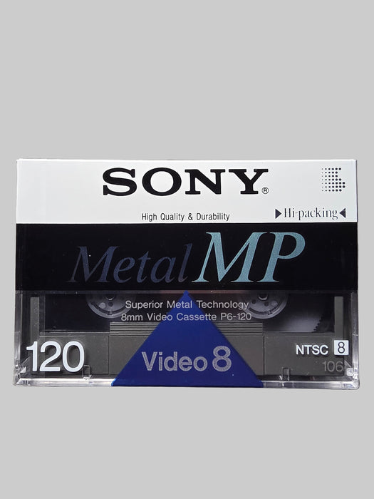 Sony Video8 Metal MP 120 Video Cassette – P6-120 NTSC (8mm Camcorder Tape)