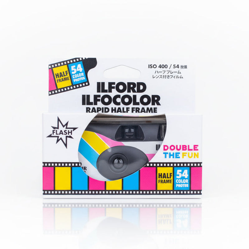 Ilford Ilfocolor Rapid Half-Frame Single-Use Camera 54 Exposures