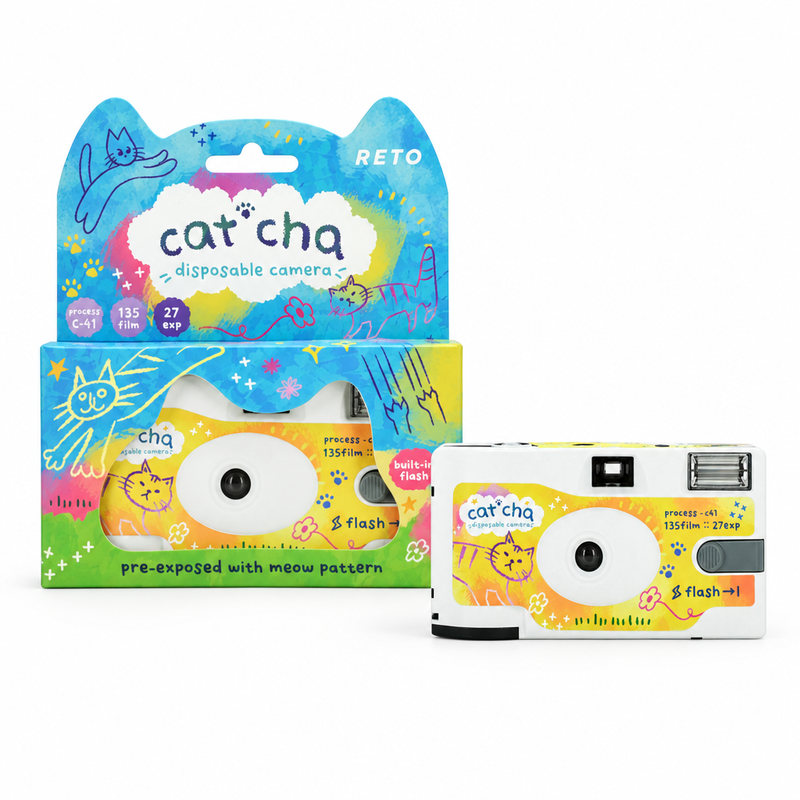Camera and retail packaging together