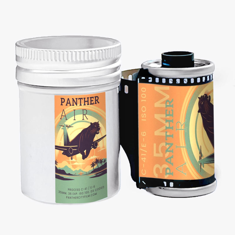 Panther Air C41 Processing Aero Film 35mm - Color Negative or Positive - Panther City Film