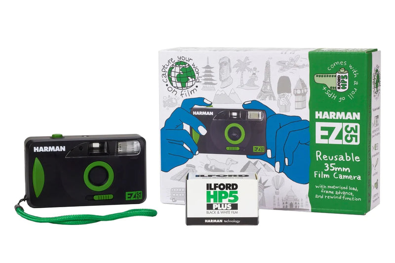 Harman EZ-35 Reusable 35mm Film Camera - Includes HP5 Film