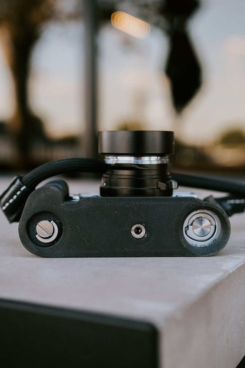 Wood Grip for Leica M Series Film Camera - M Series Compatible - Arca Swiss Mount 3D Printed Grip