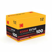 Kodak Ektar 100 35mm Color Negative Film box, studio product shot