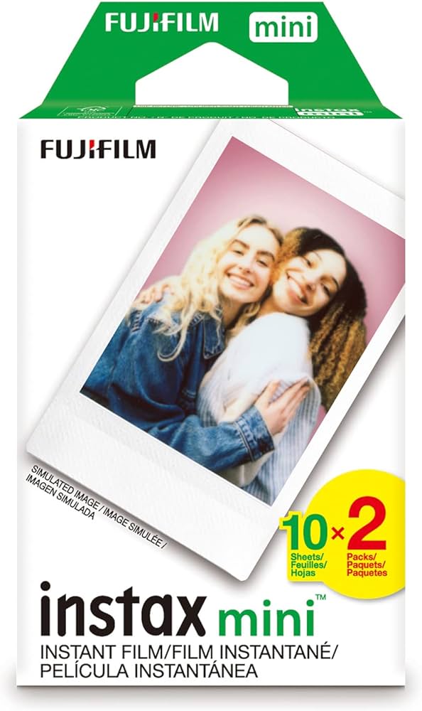 Fujifilm Instax Mini Instant Film - Twin Pack 20 Exposures