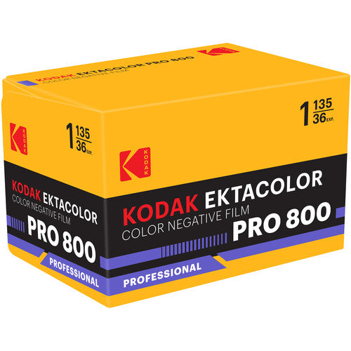 EKTACOLOR PRO 800 Color Negative Film, 35mm Color Film - 36 Exposures Professional