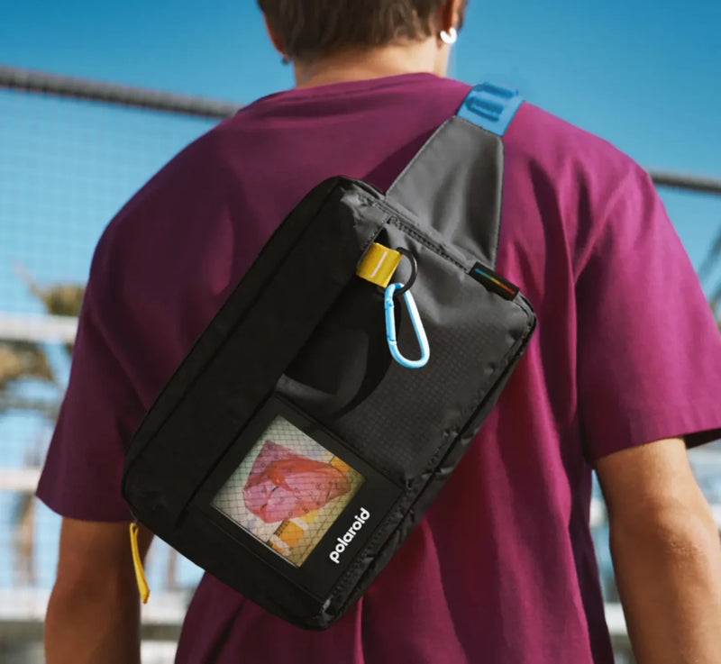 Ripstop Polaroid Crossbody Bag - Adjustable Carry On Shoulder Bag / Fanny Pack - Essentials Bag