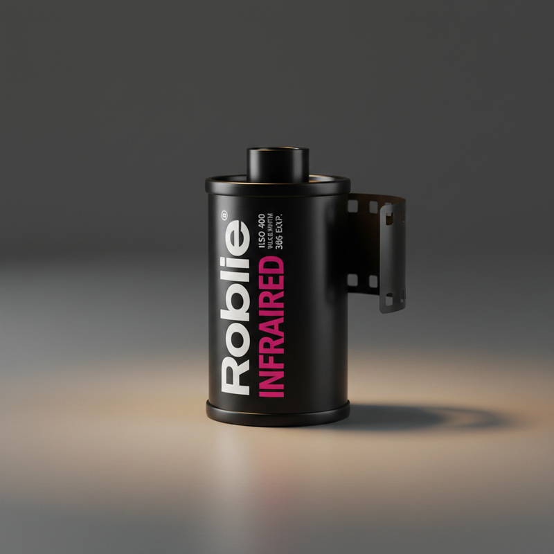 Rollei Infrared 400 Canister Studio Shot