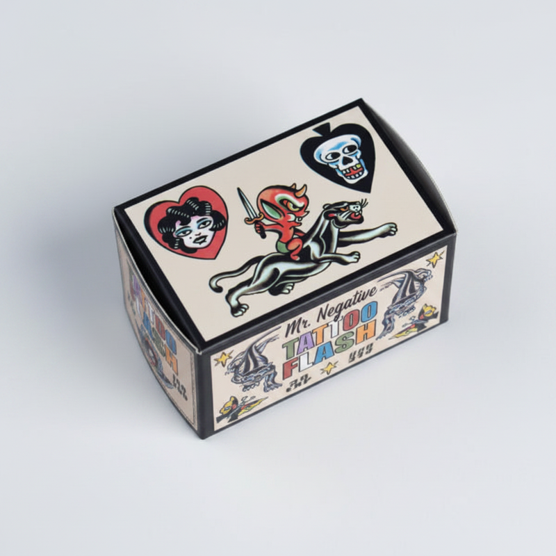 Tattoo Flash Angle Studio Shot