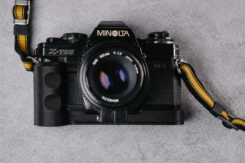 Wood Grip for Minolta X-700 with Arca Swiss Mount | 3D Printed Wood - X Series Compatible