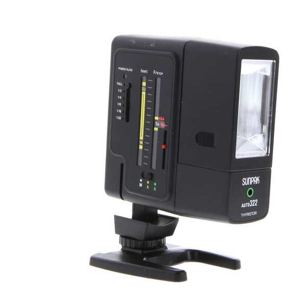 Sunpak Auto 322 Thyristor Camera Flash Universal (USED)