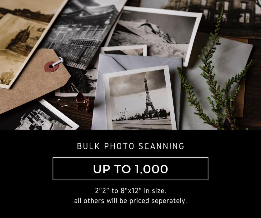 1,000 Bulk Photo Print Scanning