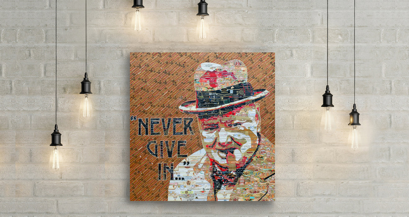 Churchill "Never Give In"
