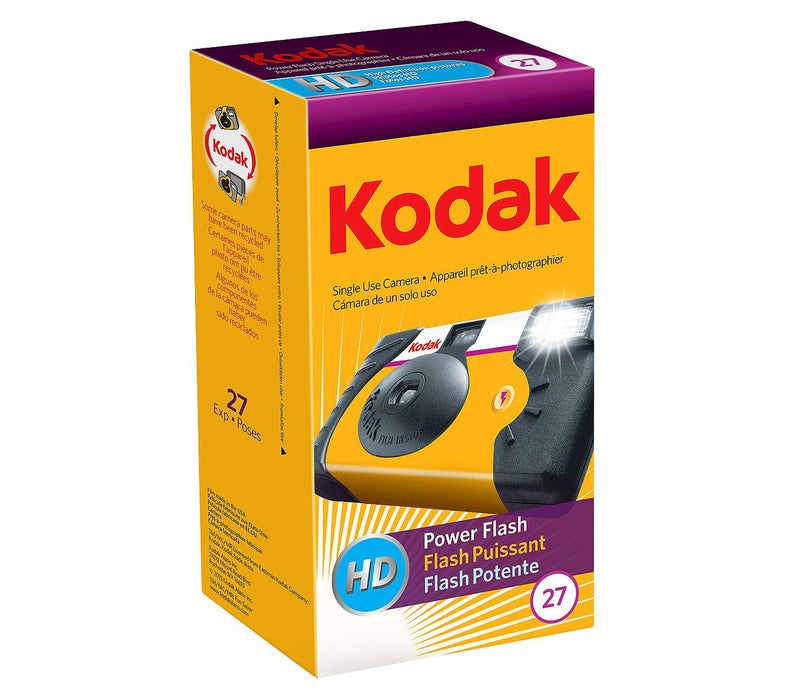 Kodak Power Flash 27 Exp Single Use Disposable 35mm Camera