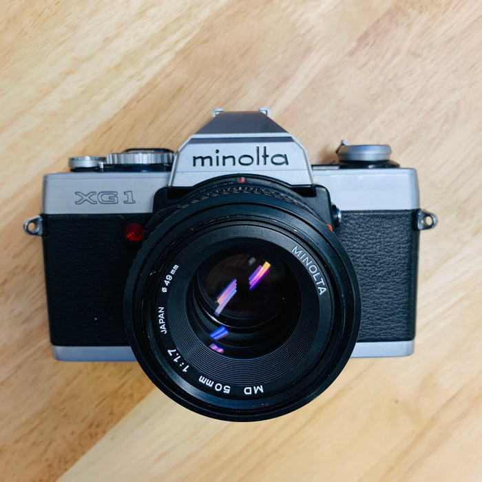 Minolta XG-1 with Minolta 50mm F/1.7 MD Mount Manual Focus Lens