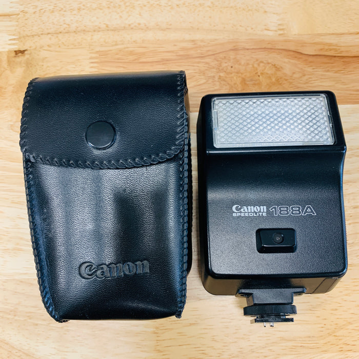 Canon Speedlite 188A Electronic Flash with Original Case