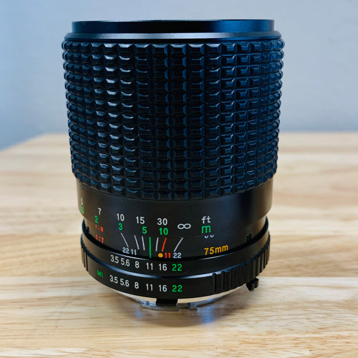 Tou/Five Star MC Auto Zoom f3.5-4.8 35-75mm Macro Lens {55}