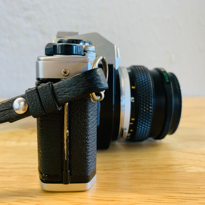Olympus OM10 Chrome 35mm Camera w/ 50mm Lens