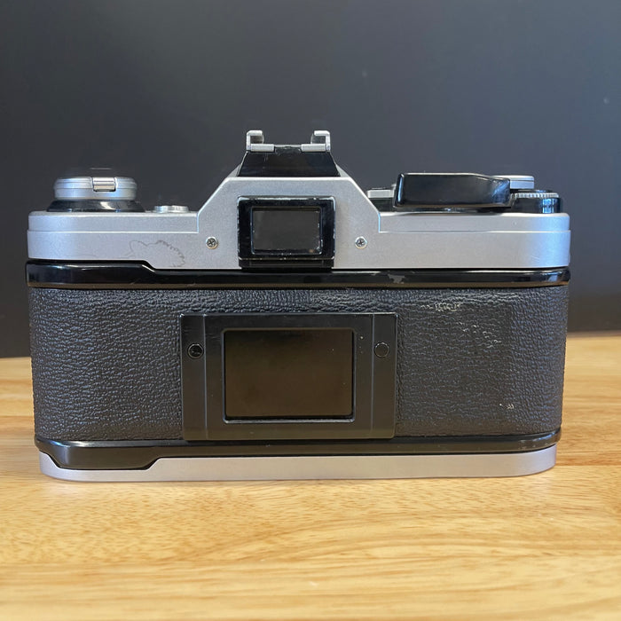 Canon AE-1 with 50mm F1.8 lens (FD mount)
