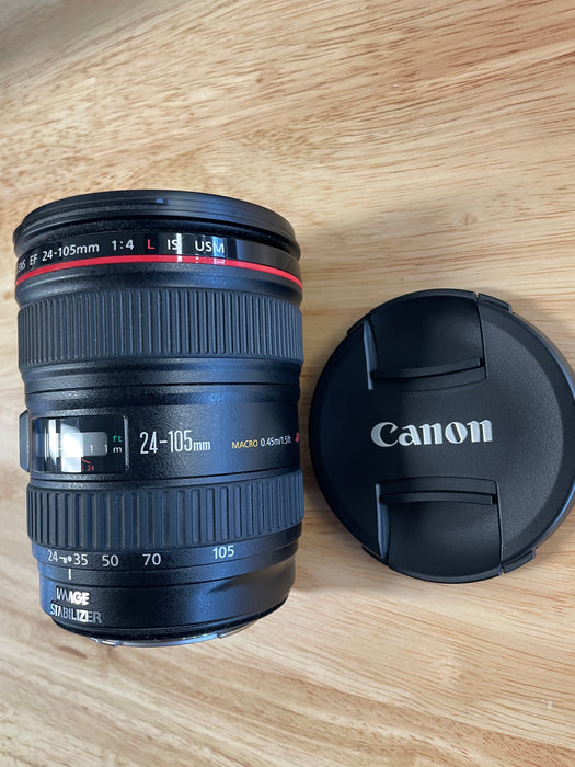 USED Canon 24-105mm f/4 L IS USM Macro EF-Mount Lens