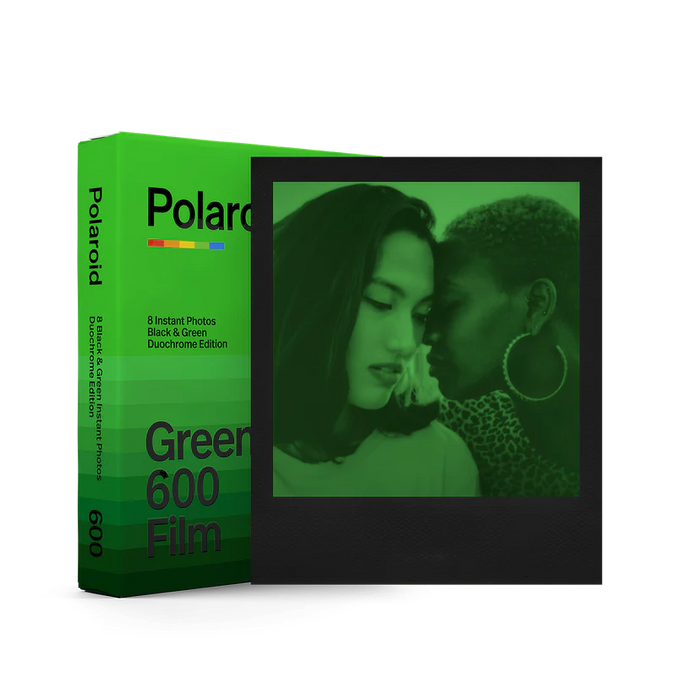 Polaroid Black & Green 600 Film Duochrome Edition