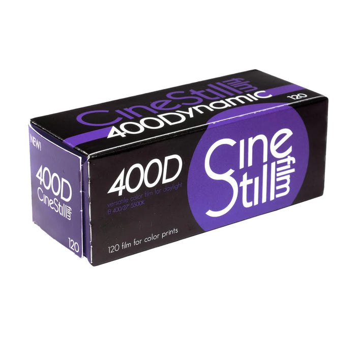 CineStill 400D versatile color negative film, 120