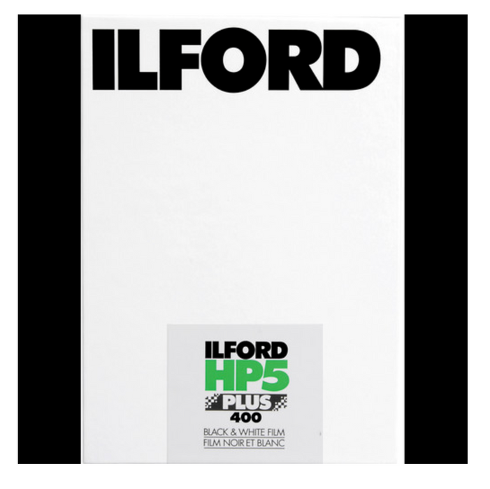 Ilford HP5 Plus Black and White Negative Film (4 x 5", 25 Sheets)