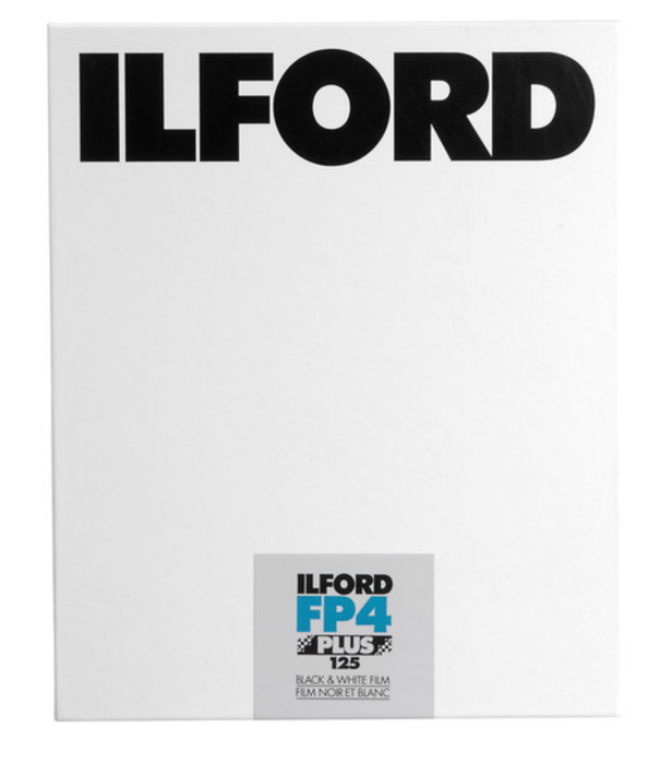 Ilford FP4 Plus Black and White Negative Film (4 x 5", 25 Sheets)