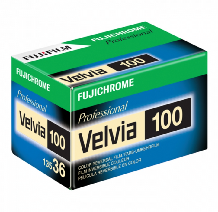 Fuji Velvia 100 ISO 35mm x 36 exp.