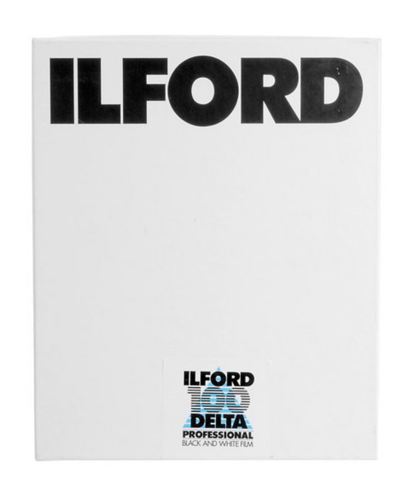 Ilford Delta 100 Black and White Negative Film (4 x 5", 25 Sheets)