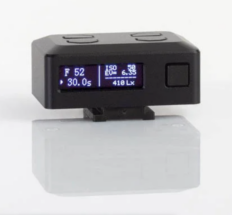 KEKS EM 01 - Shoe Mount light meter - SILVER/BLACK
