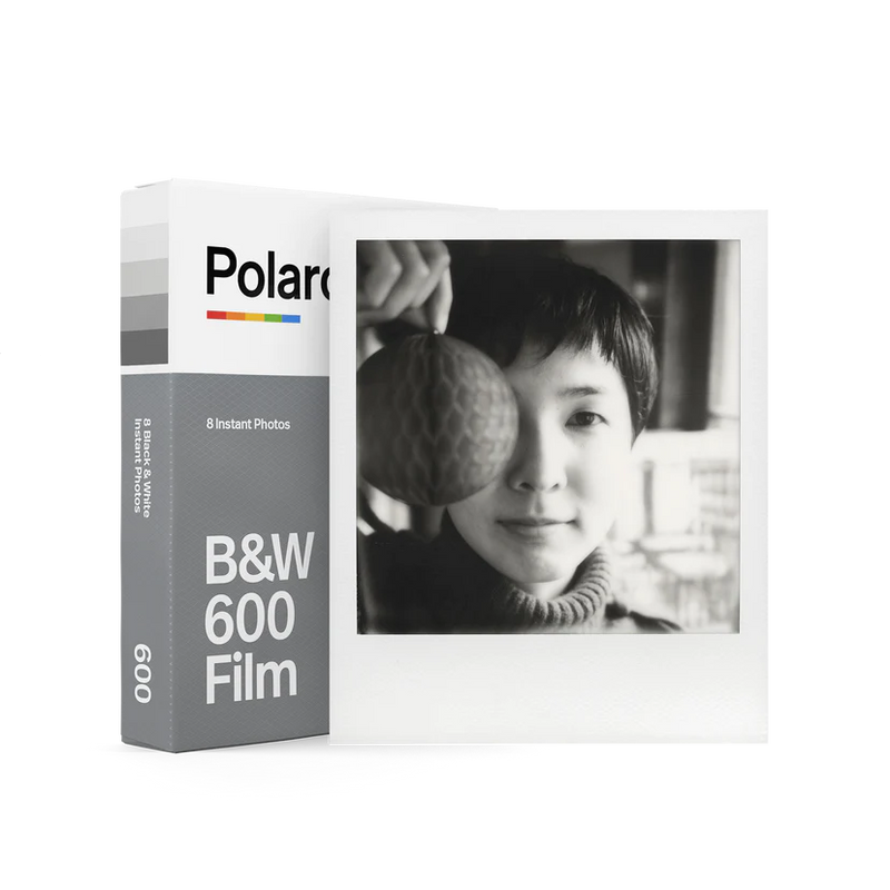 Polaroid B&W 600 Instant Film - 8 Black & White Photos