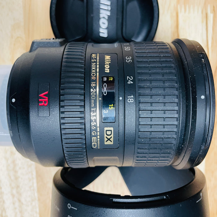 USED Nikon AF-S DX Nikkor 18-200mm f/3.5-5.6 G ED IF VR Autofocus APS-C Lens, Black {72}