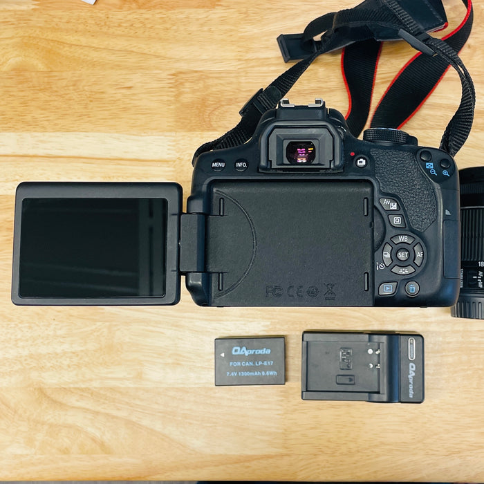 USED Canon EOS Rebel T6I DSLR Camera Body, Black {24MP}