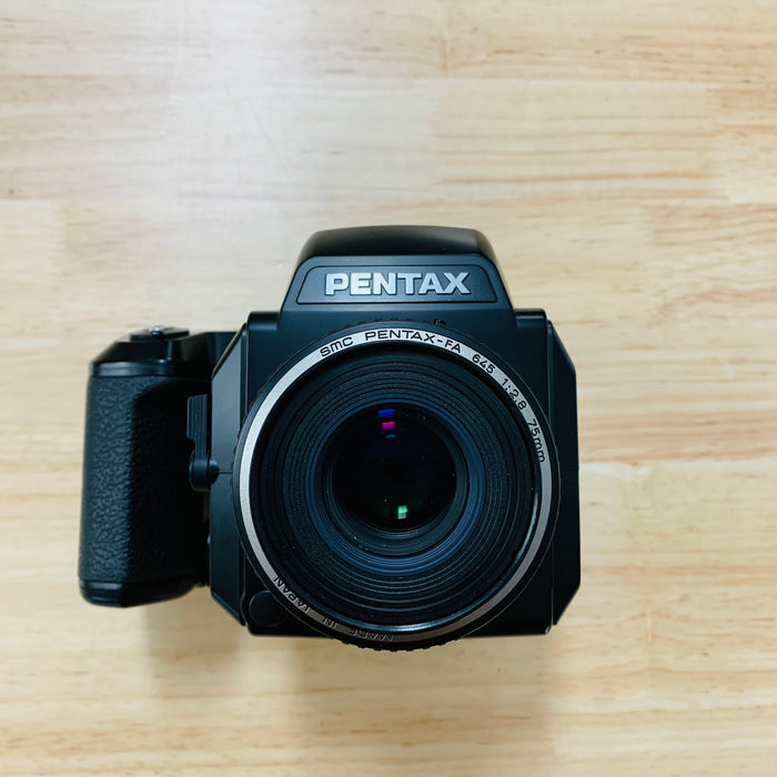 Pentax 645N with 75mm f/2.8 AF