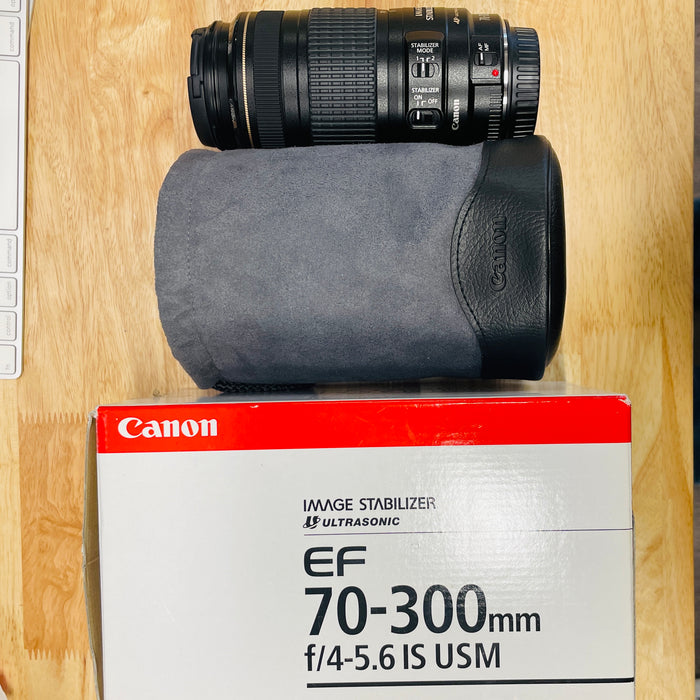 USED Canon 70-300mm f/4-5.6 IS USM EF Mount Lens {58}