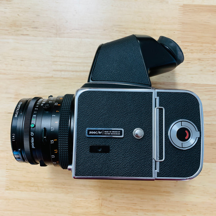 Hasselblad 500 C/M 80mm CF f/2.8 & 150mm CF f/4 Lens with A12 Back
