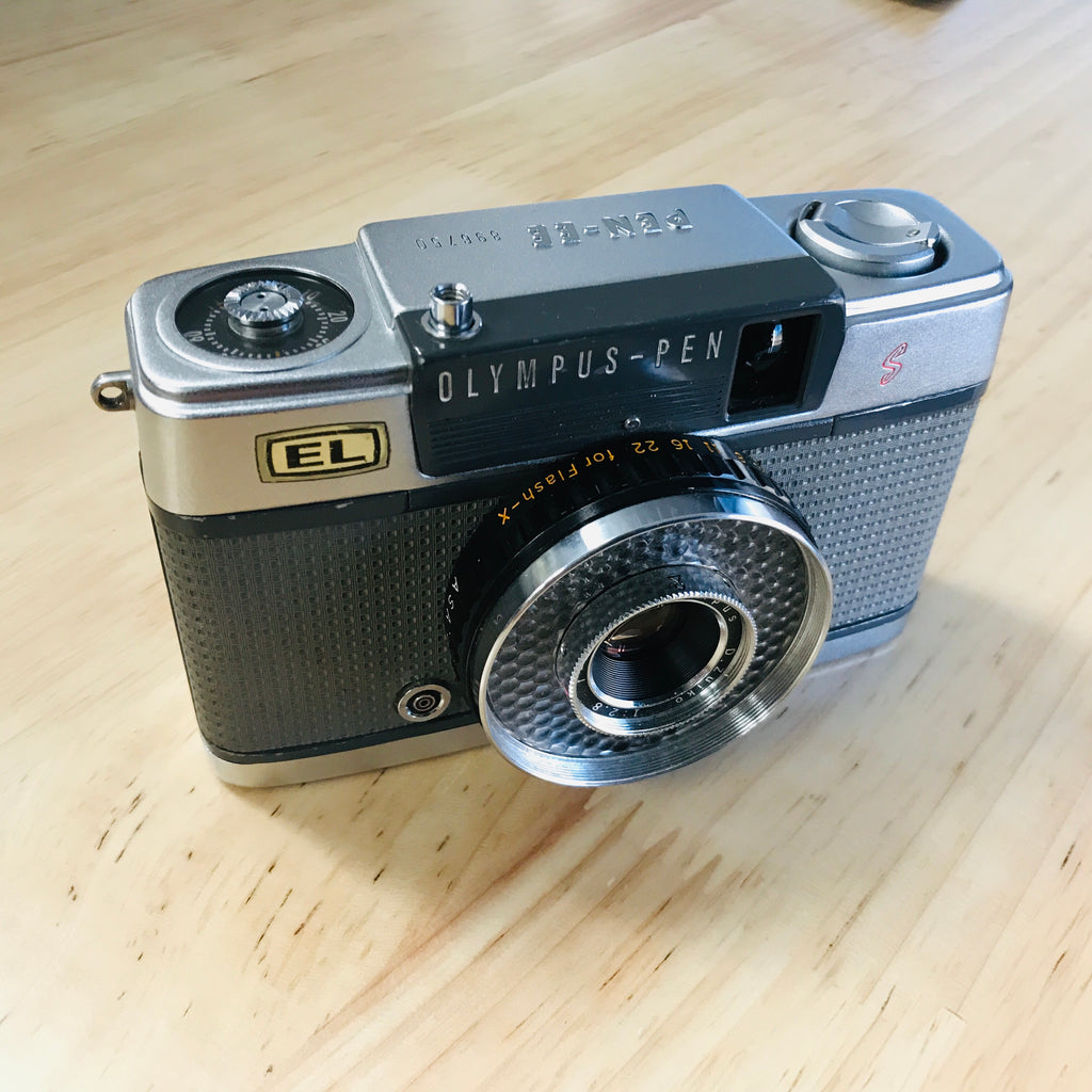 Olympus PEN D Fixed Lens Half Frame Vintage 35mm Rangefinder Camera 