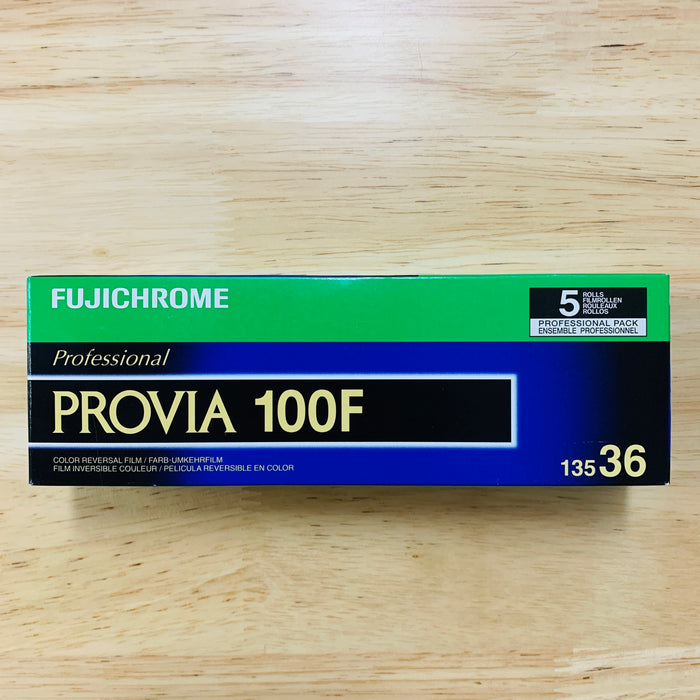Fuji Provia 100F (ProPack 5 Rolls) 35mm x 36 exp. - Expired 05-07/2018